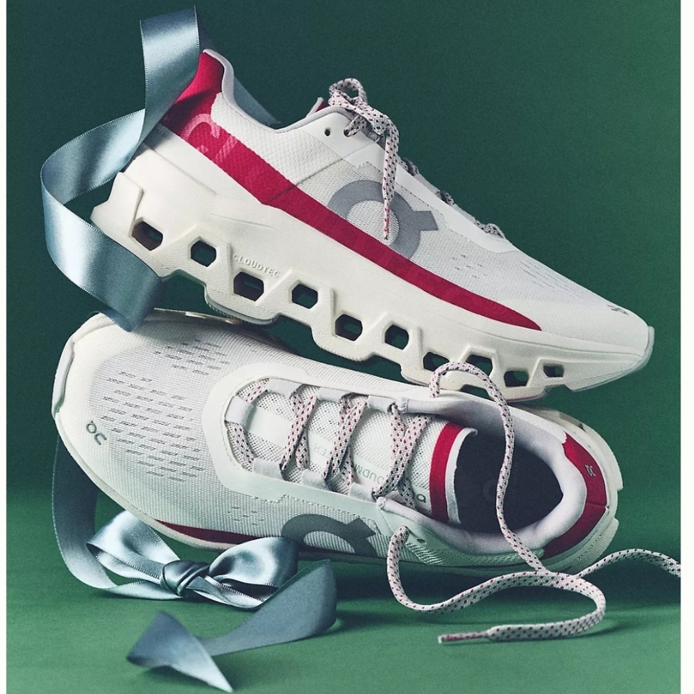 White and Pink Women's Running Sneakers - On (Unbranded)